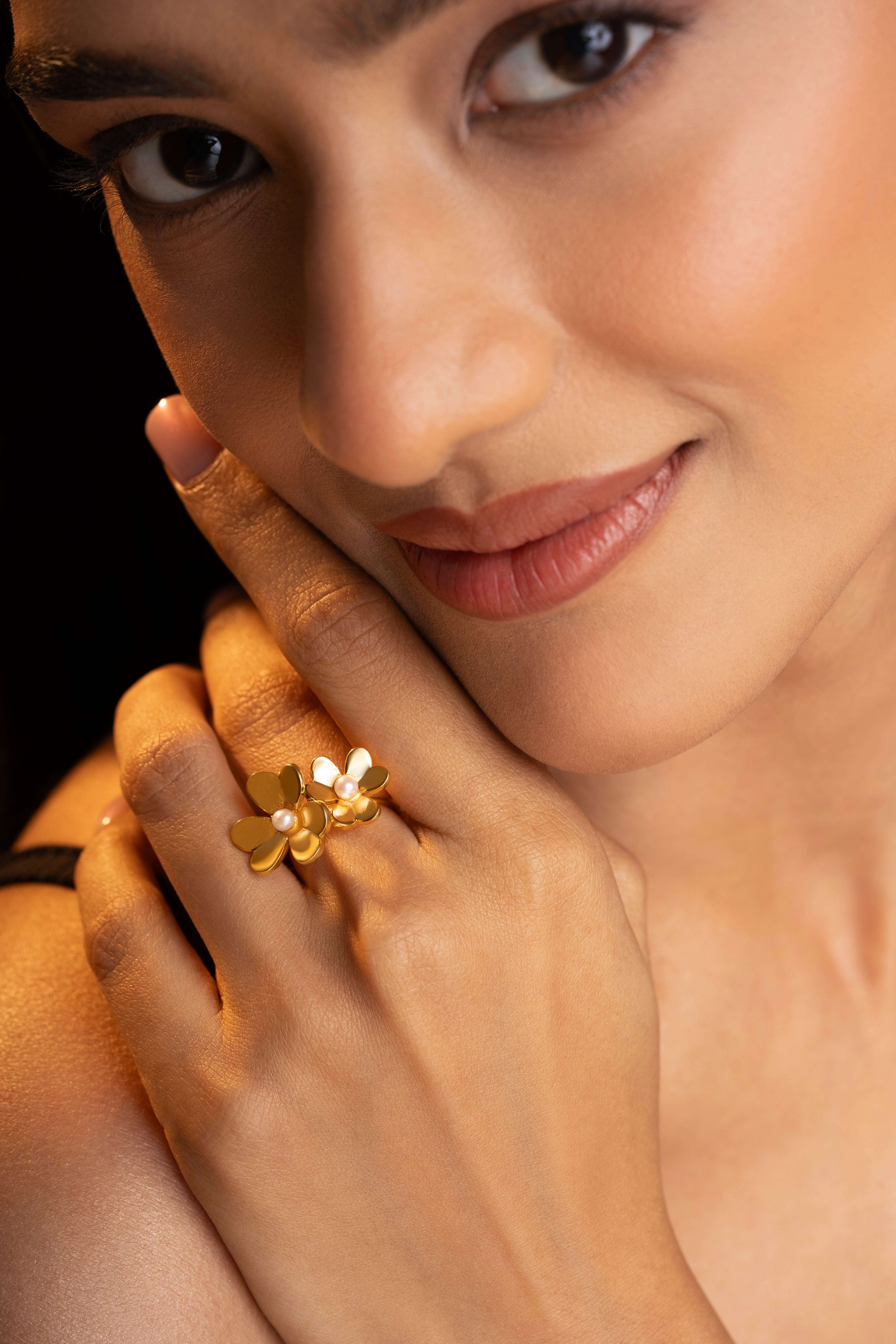 Sakura - Double Flower Ring