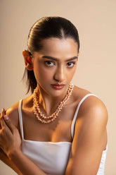 Taisetsu - Double Freshwater Pearl Cleopatra Necklace