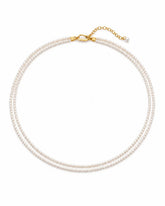 Two Layer Round Pearl Necklace