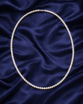 White Tokyo Drift Men's Pearl Necklace