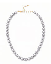 Baroque Silver Tahiti Pearl Necklace