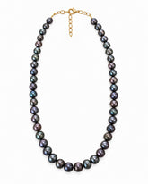 Blue Gradient Pearl Necklace