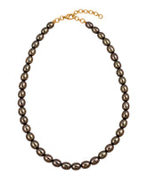 Large Caramel Brown Pearl Necklace