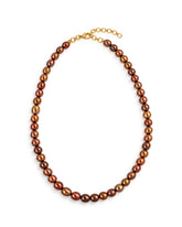 Caramel Brown Pearl Necklace