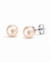 Peach Pearl Studs