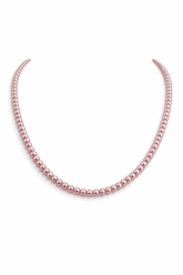 Deep Cherry Blossom Necklace Single Line