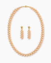 Osaka Rose Necklace Duo Set