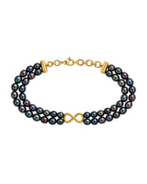 Infinity Peacock Pearl Bracelet