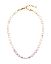 Ombre Purple Pearl Necklace