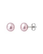 Violet Pearl Studs