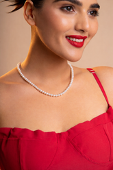 Moonlight Pearl Round Necklace