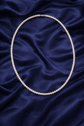 Tokyo Drift Men's Pearl Necklace White