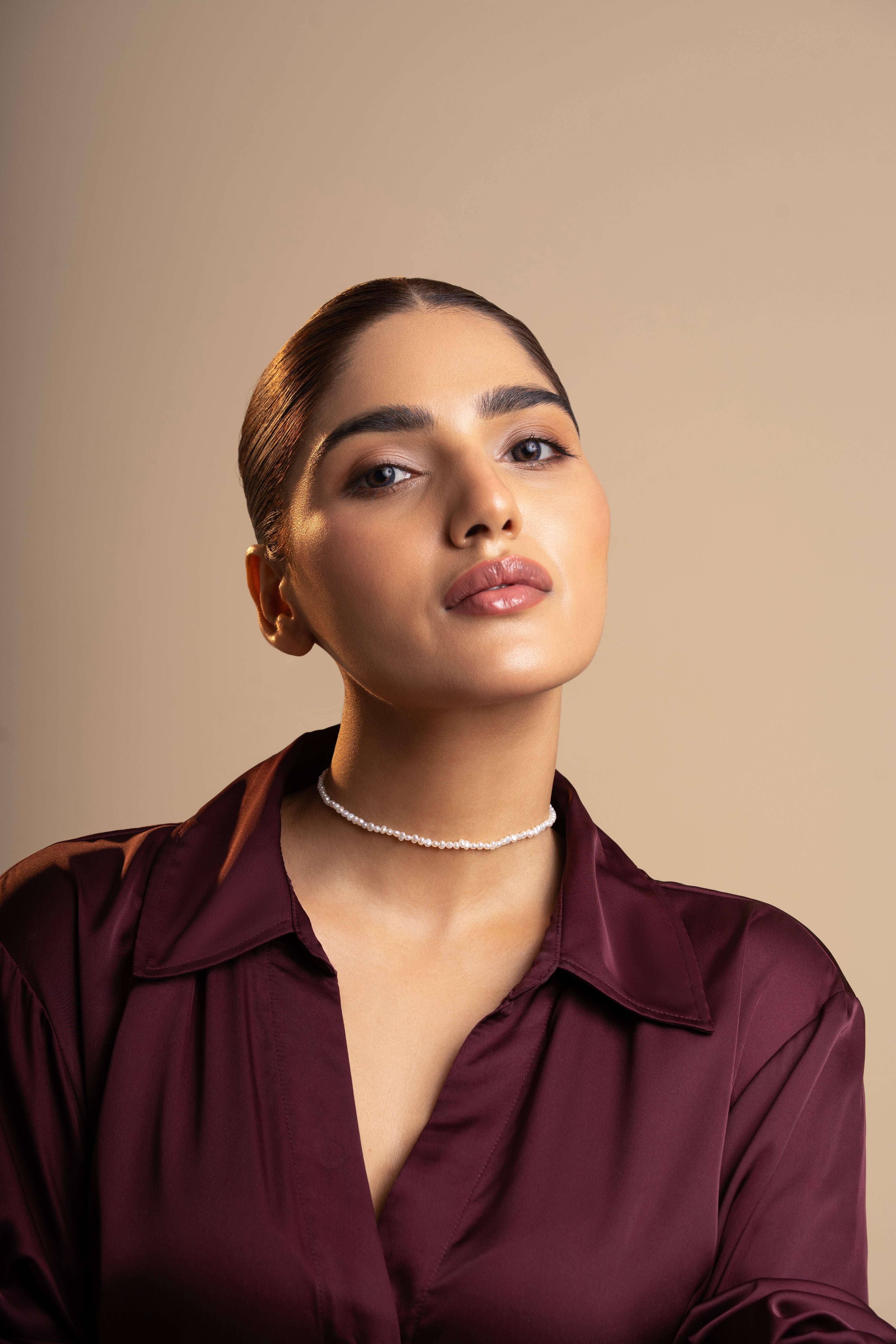 Koibumi White Freshwater Pearl Choker