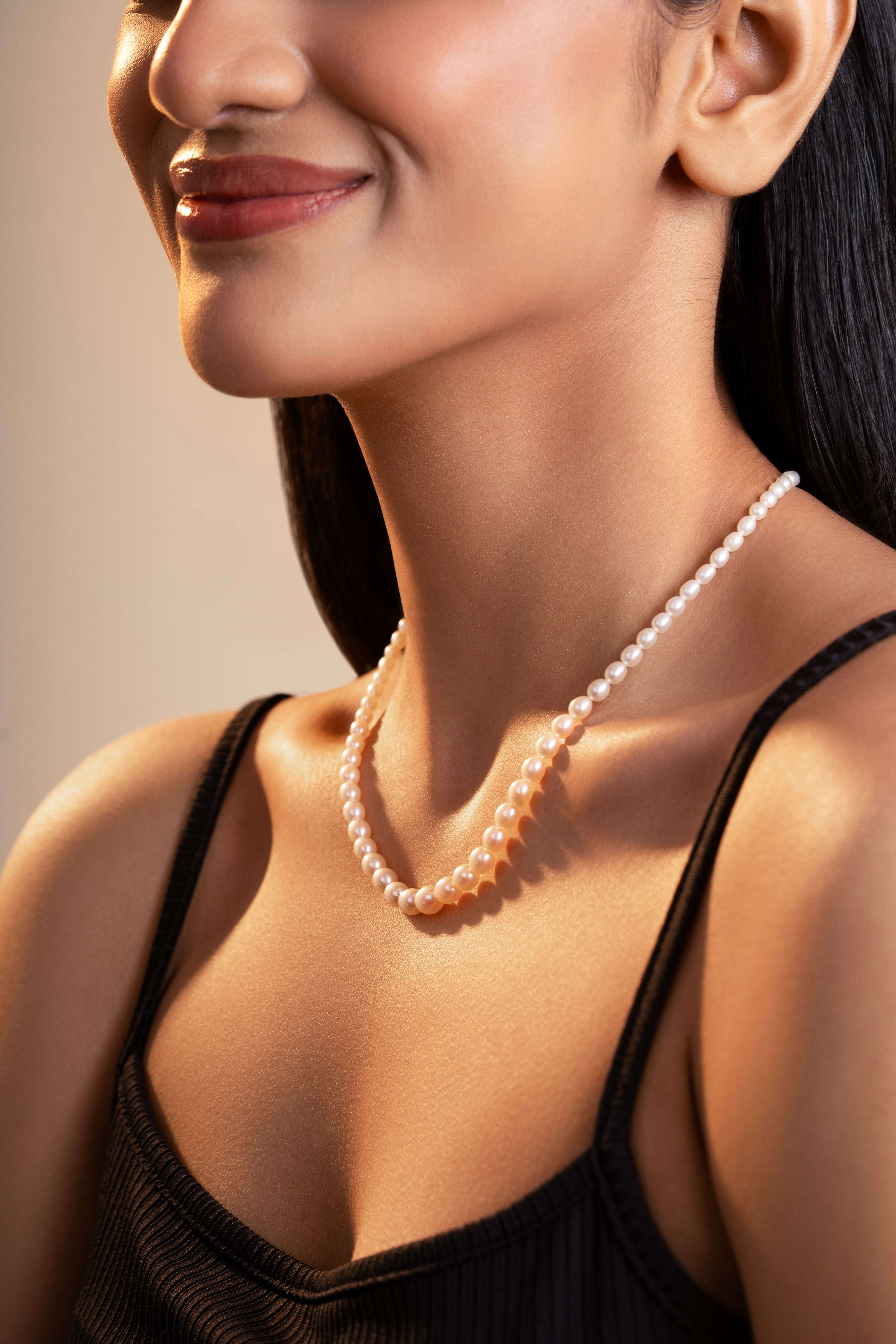 Sakura - Cherry Blossom Freshwater Pearl Necklace