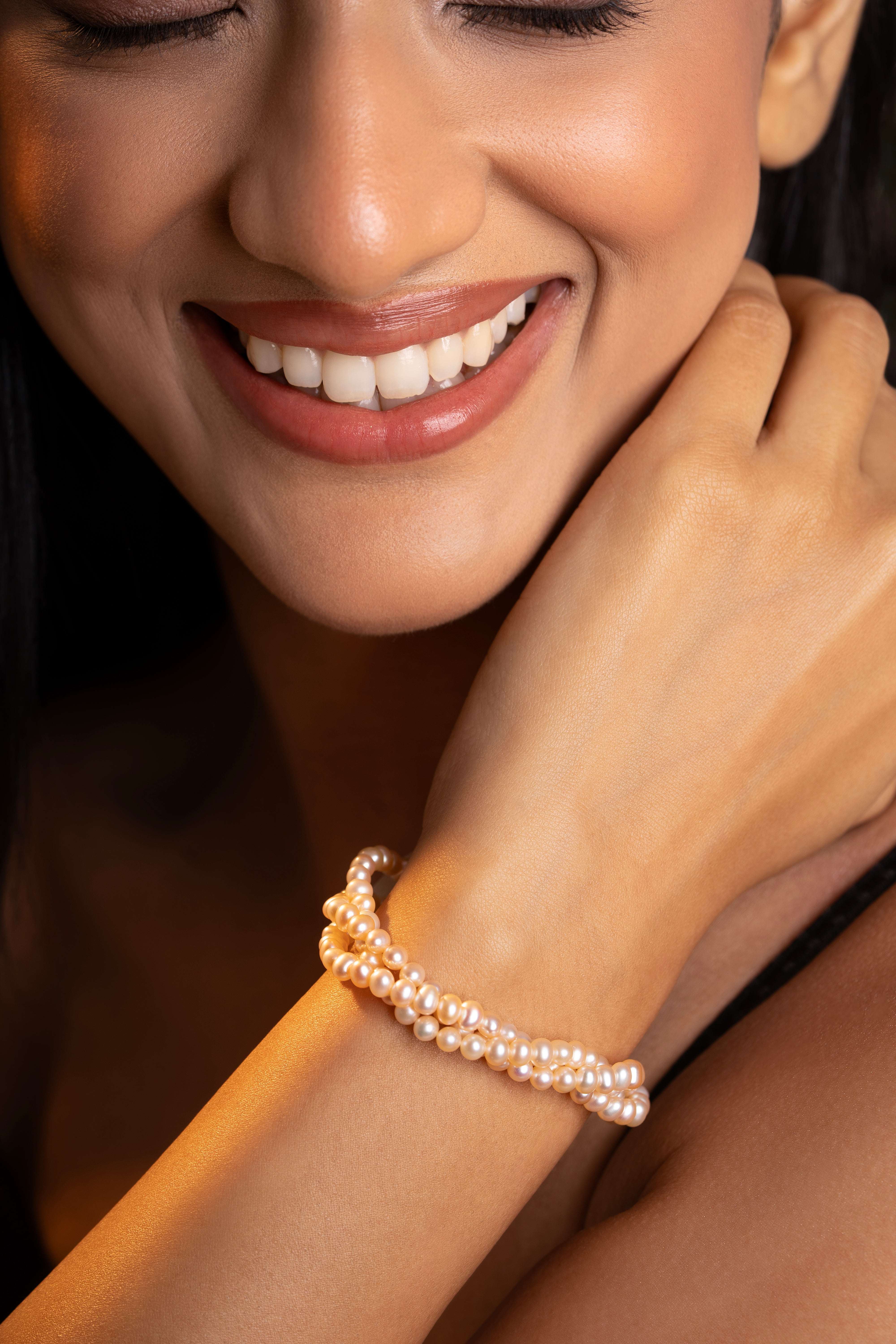 Niji - 3 Color Sunset Pearl Bracelet