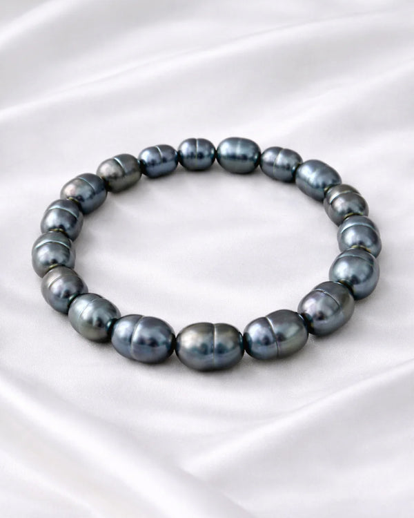 Baroque Blue Tahiti Pearl Bracelet (Unisex)