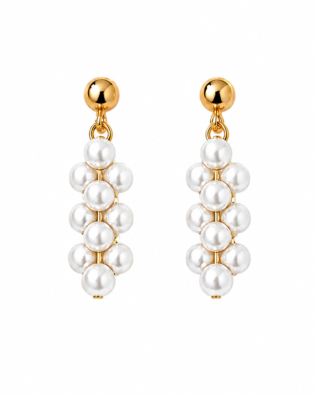 Osaka White Earring