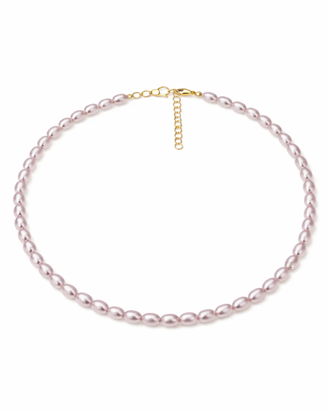 Violet Blossom Pearl Necklace