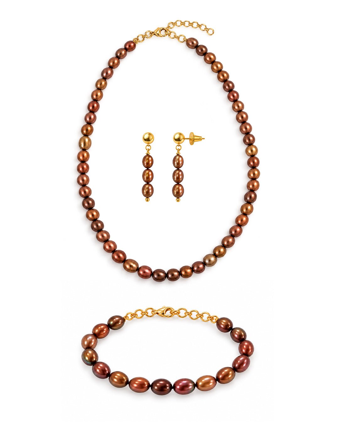 Caramel Brown Pearl Full Set