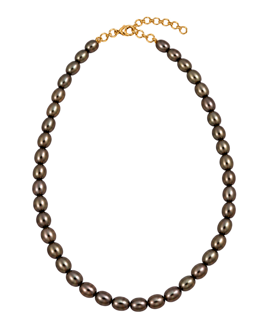 Large Caramel Brown Pearl Necklace