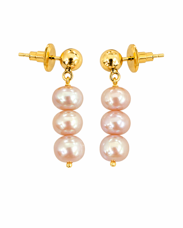 Plum Drop Earring
