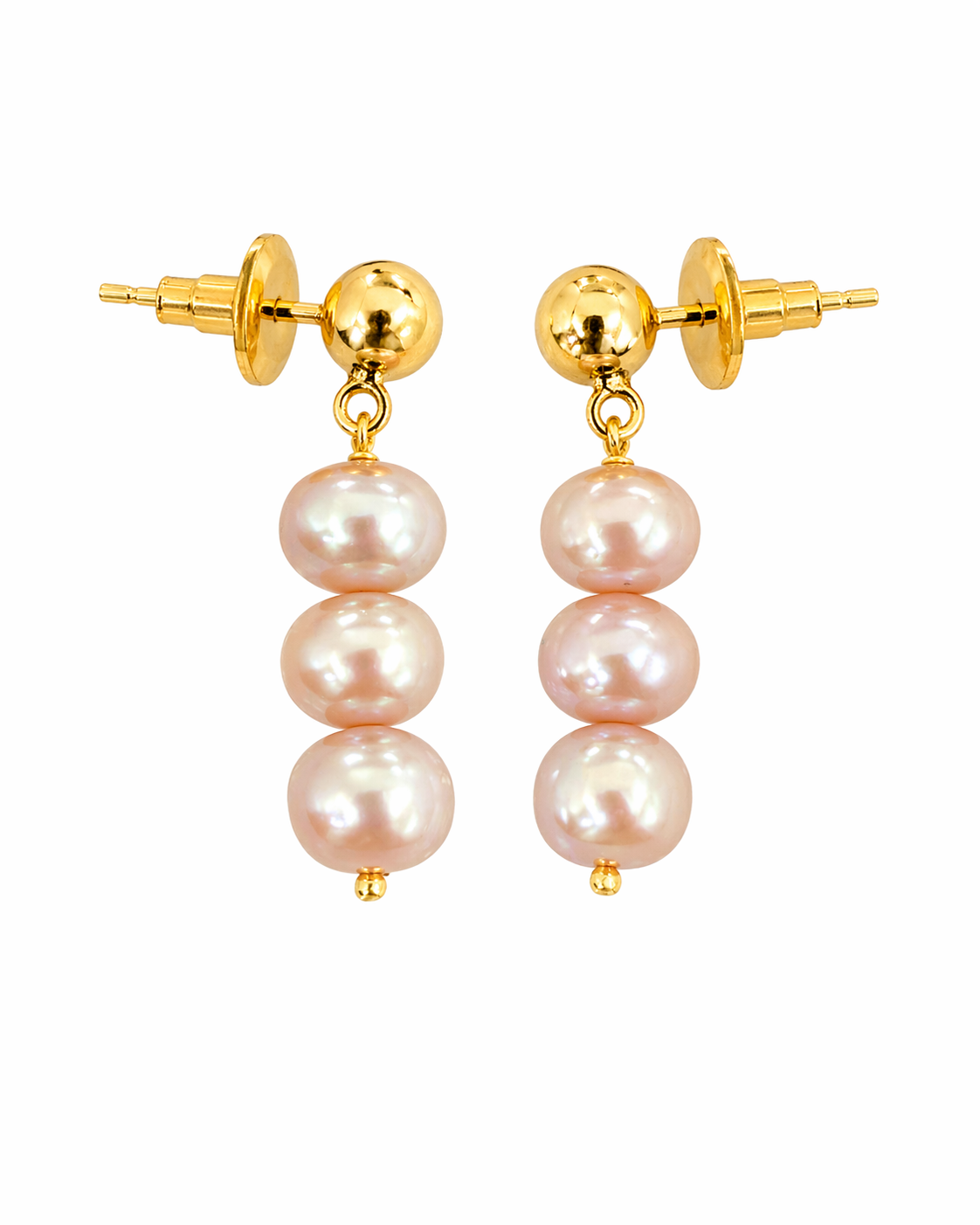 Plum Drop Earring