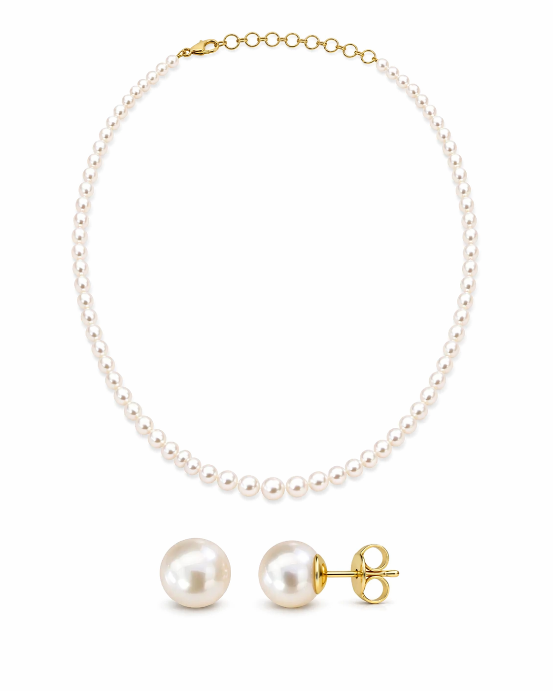 Moonlight Studs & Necklace Set