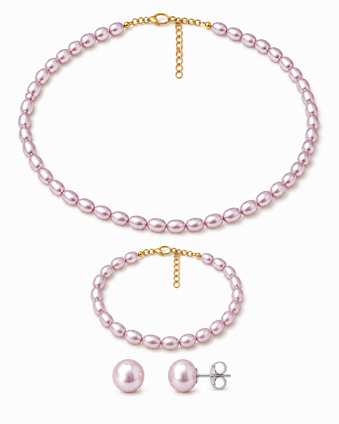 Violet Blossom Trio Set