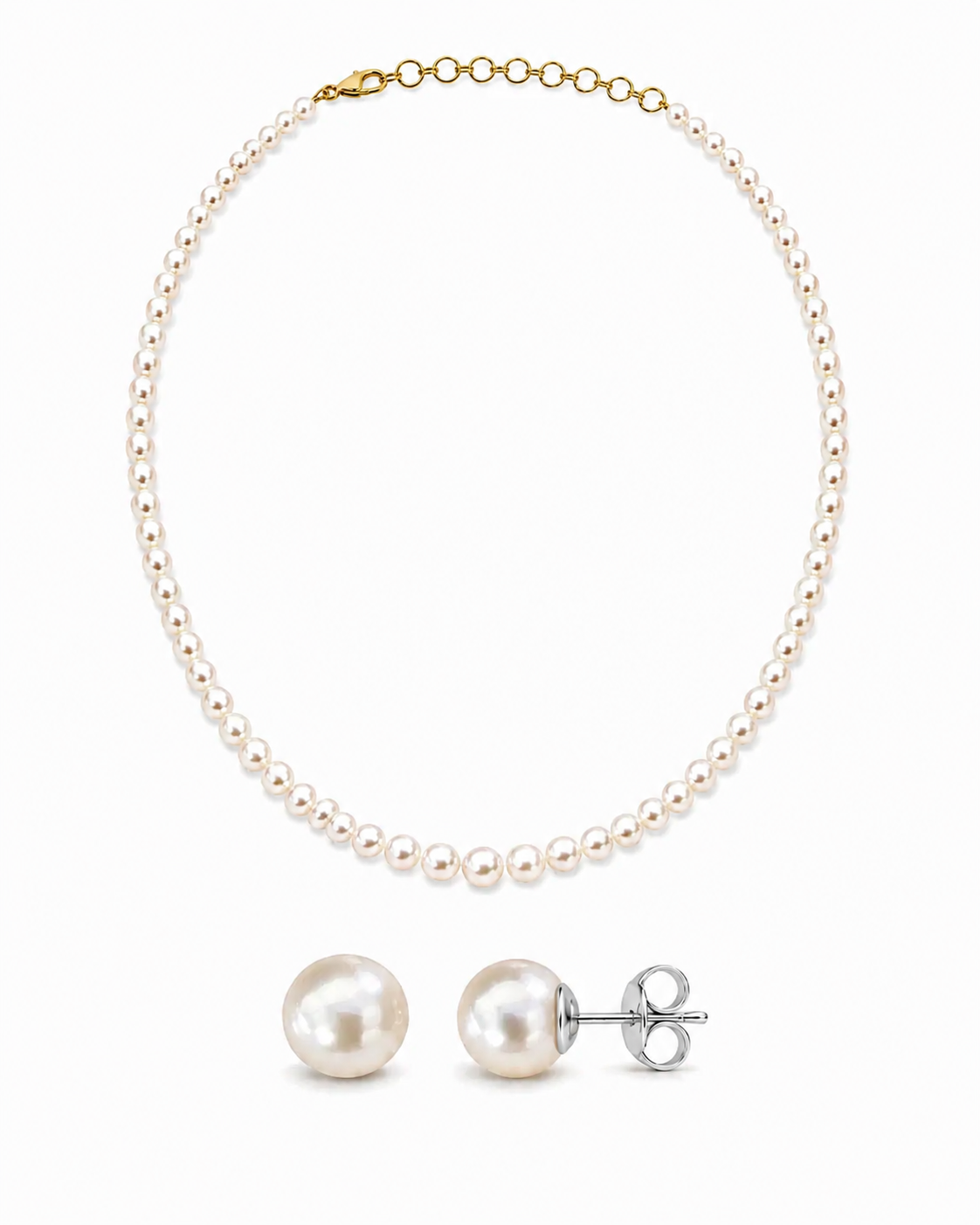 Moonlight Studs & Necklace Set