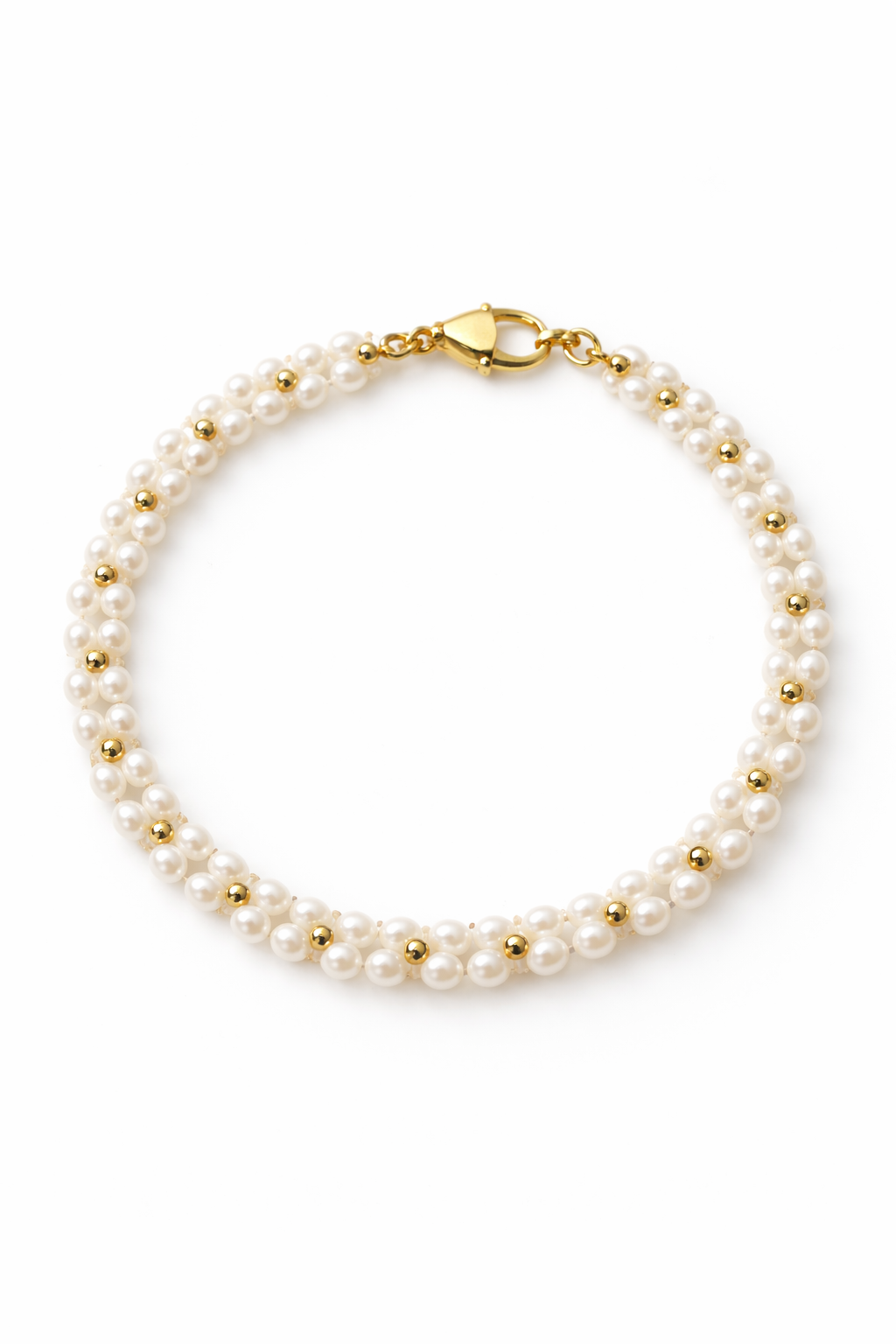 Snow White Pearl Bracelet