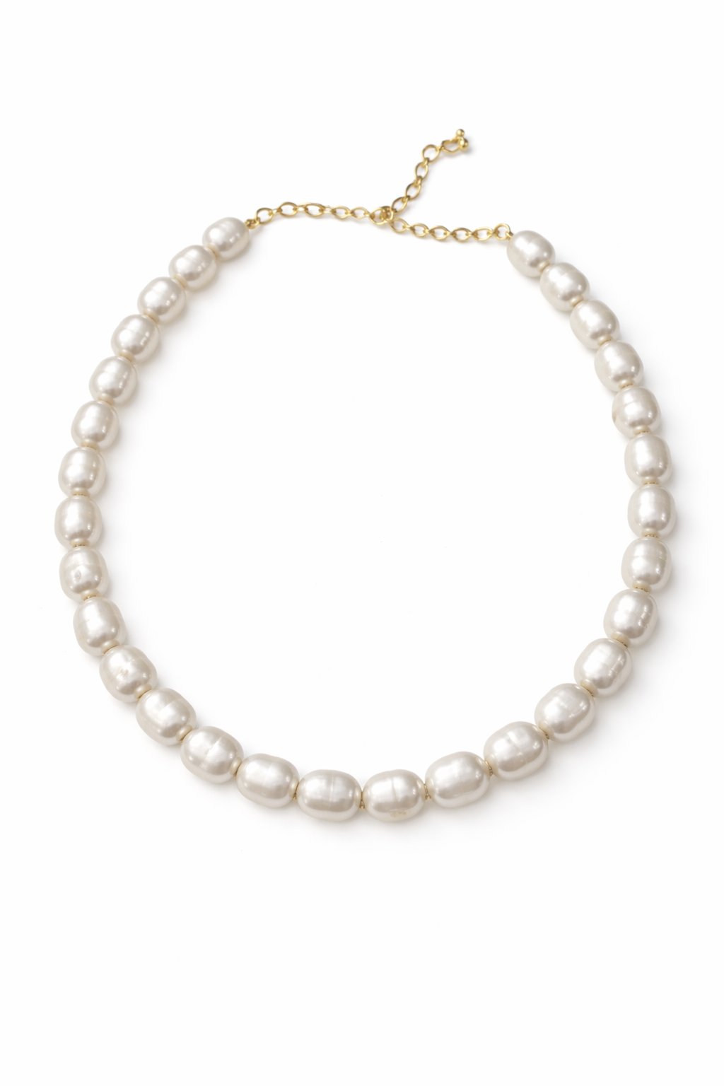 Baroque Silver Tahiti Necklace