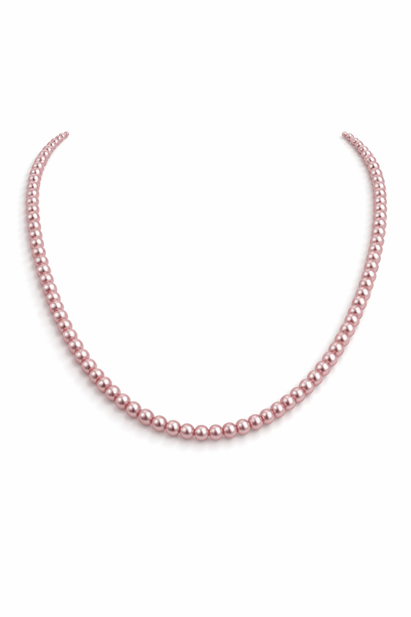 Deep Cherry Blossom Necklace Single Line