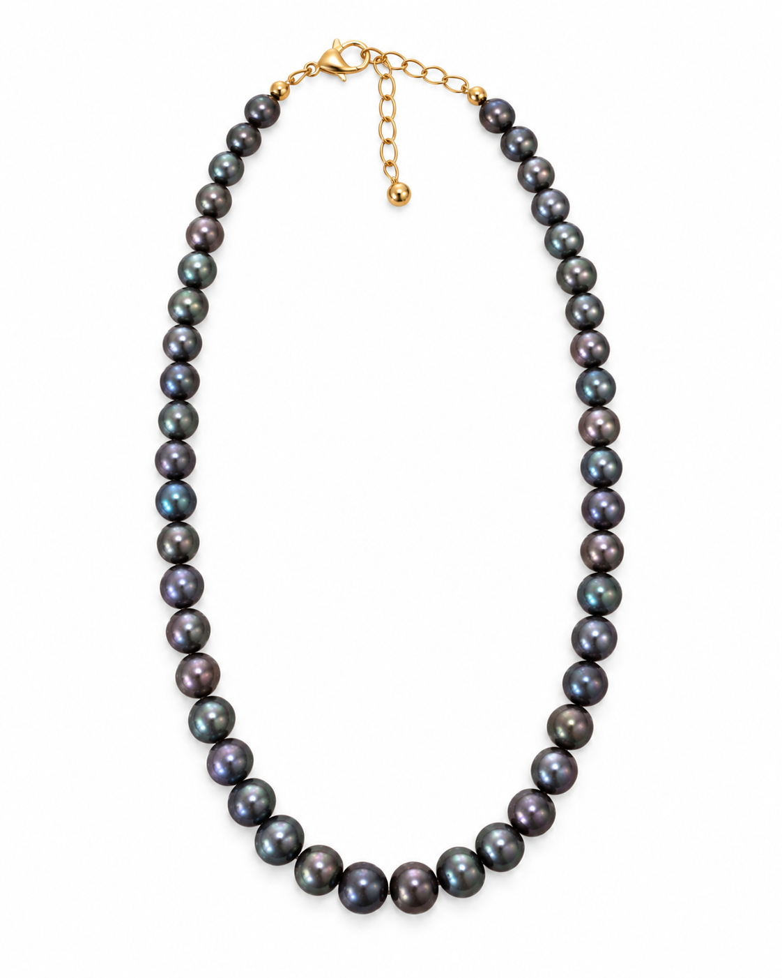 Blue Gradient Pearl Necklace