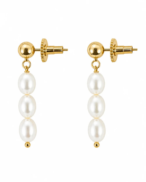Classic Pearl Drop Earrings