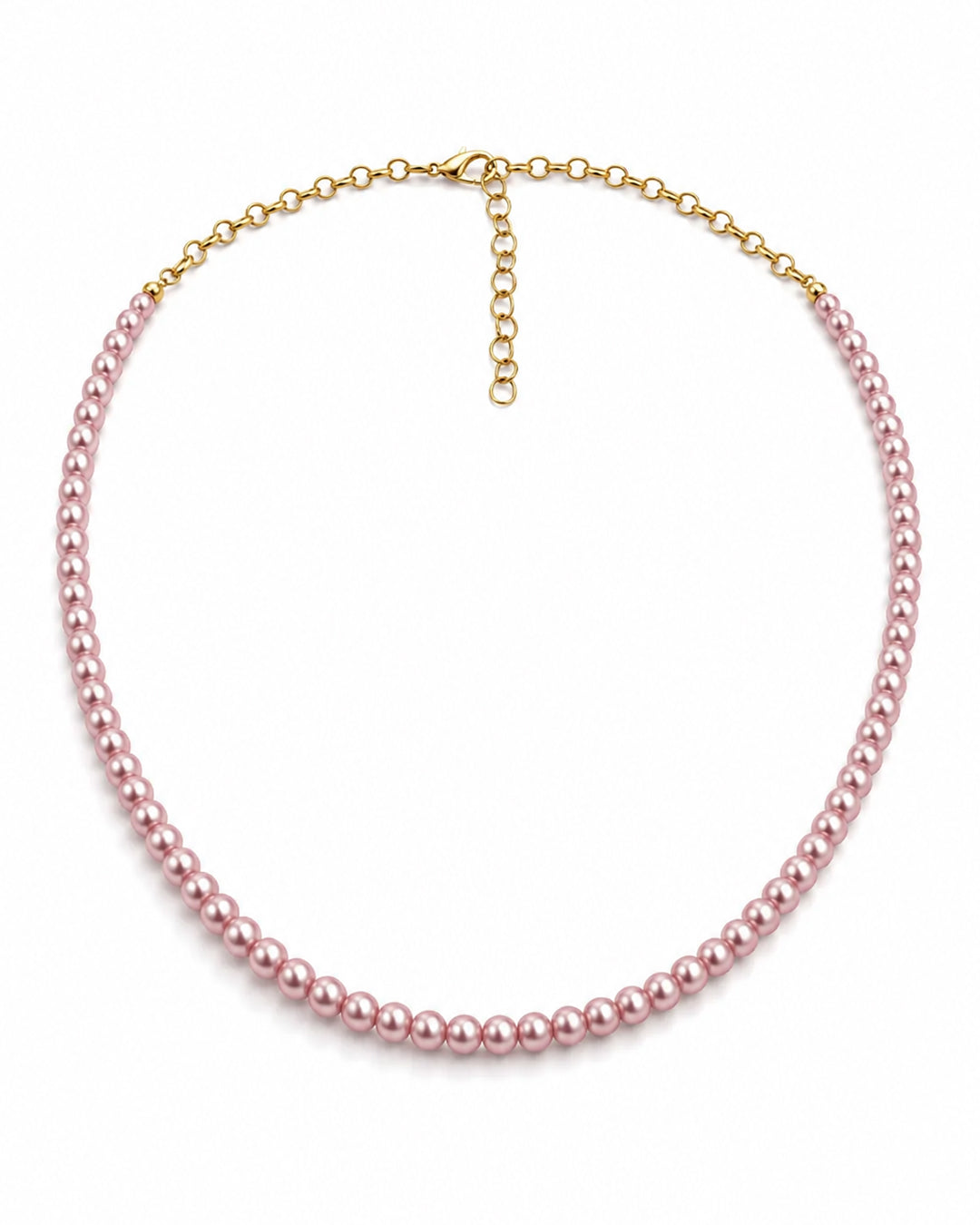 Deep Cherry Blossom Pearl Necklace