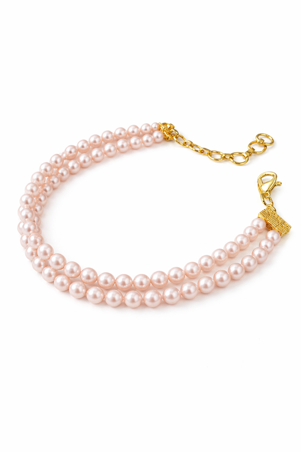 Limited Edition Twin Plum Pearl bracelet