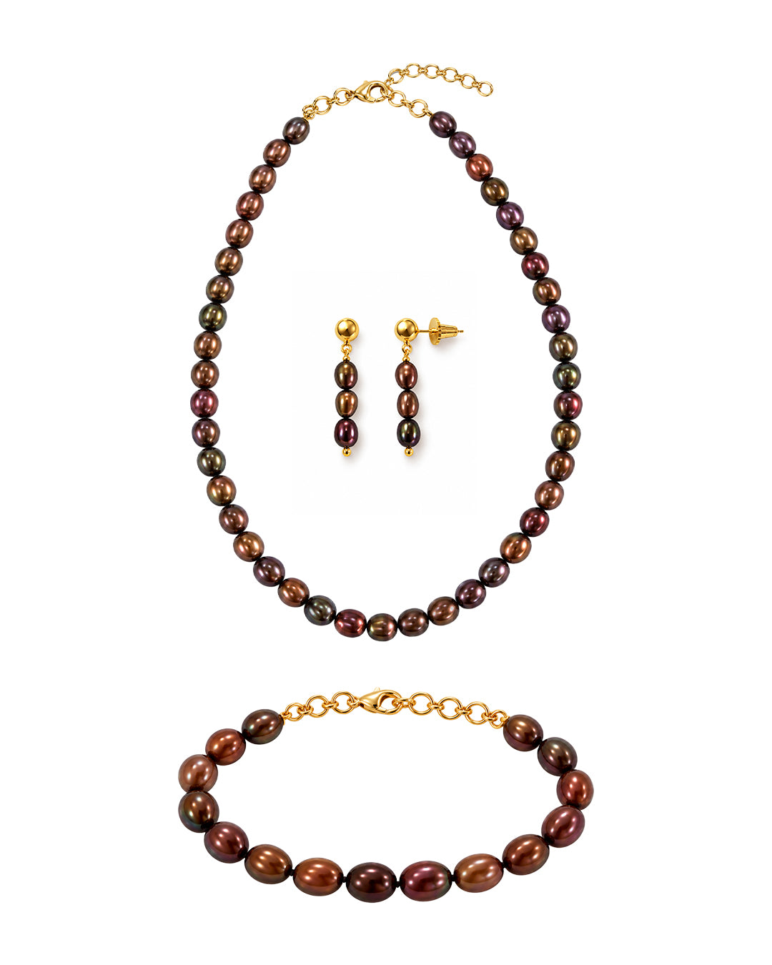 Espresso Oval Pearl Full Set