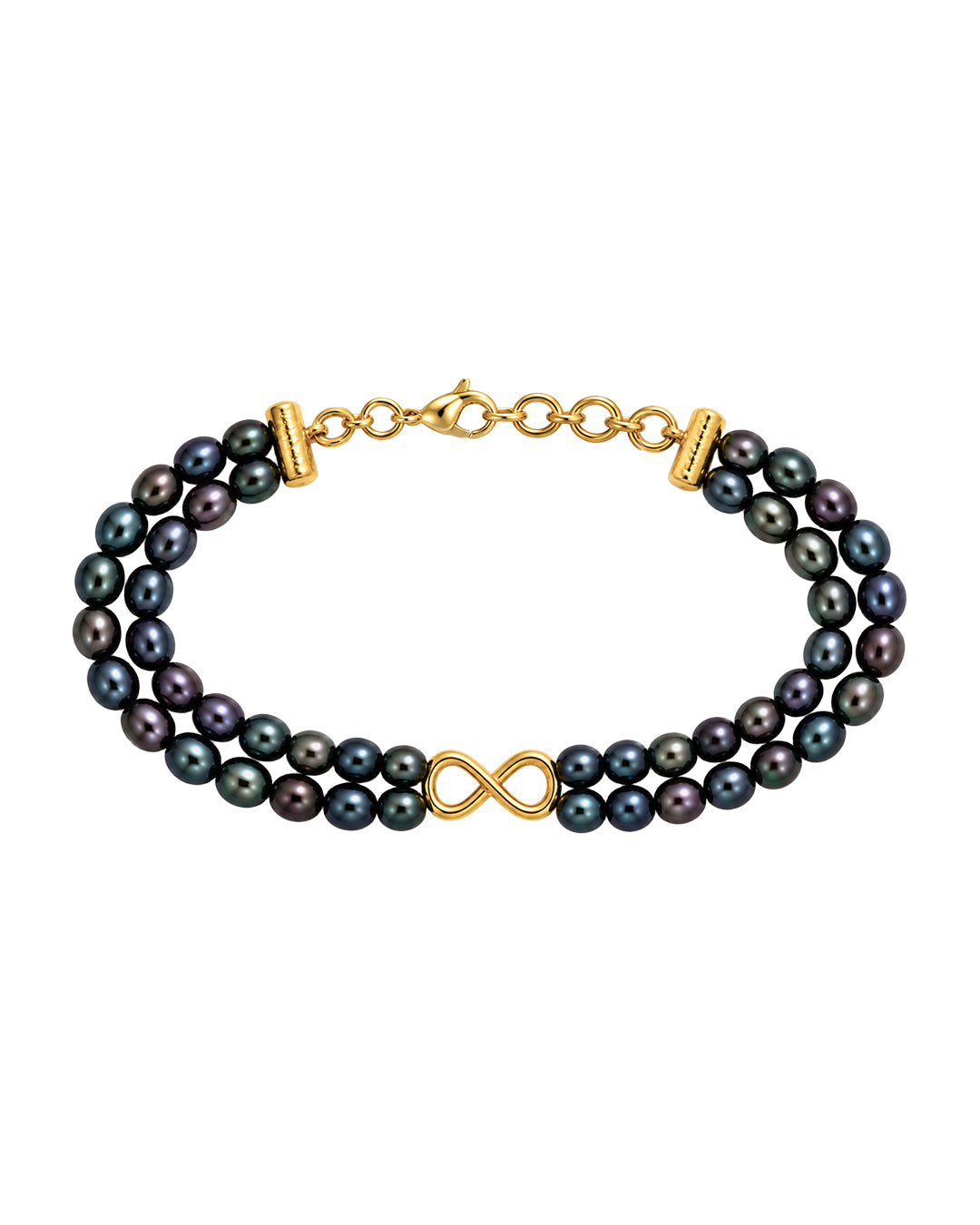 Infinity Peacock Pearl Bracelet