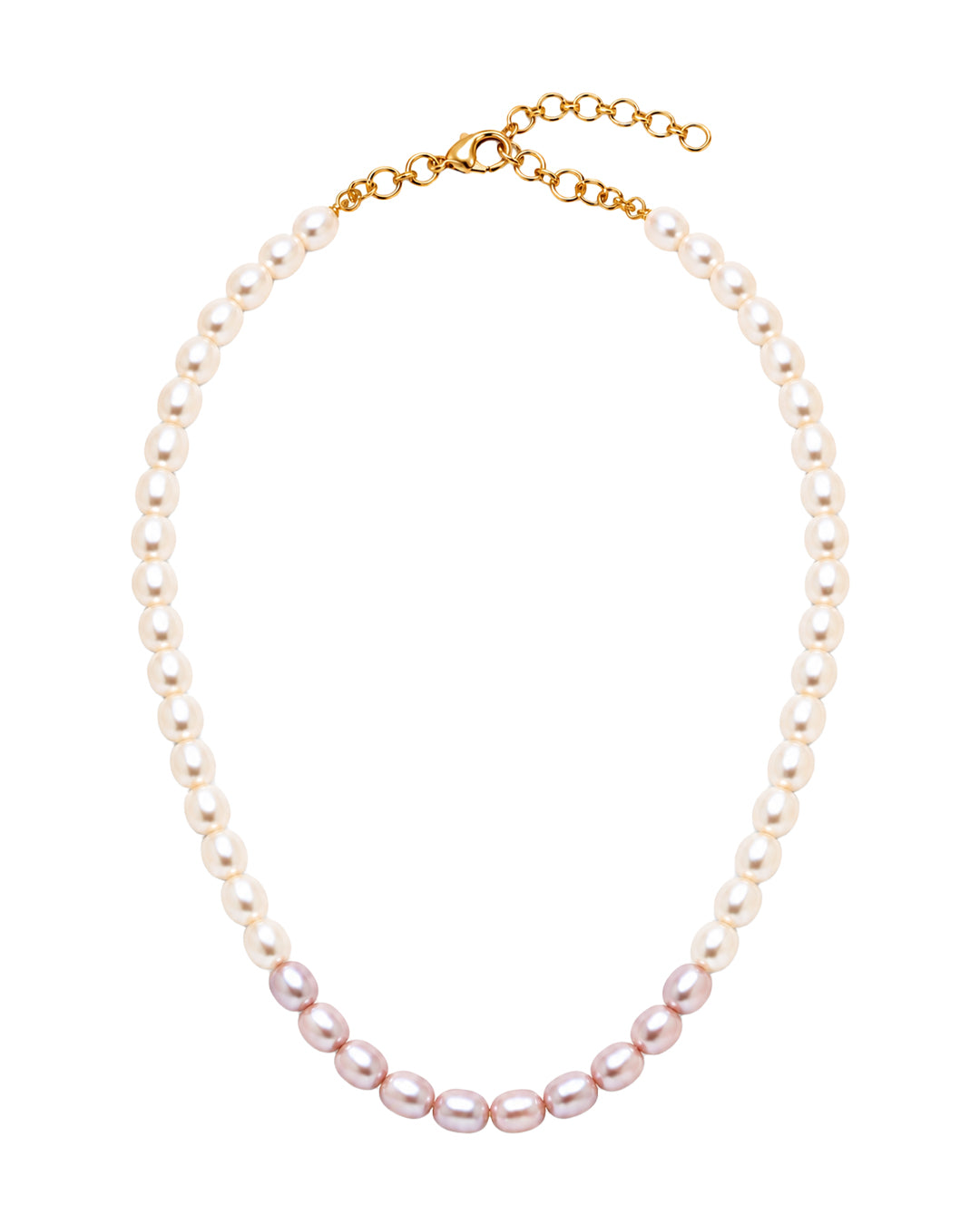 Ombre Purple Pearl Necklace
