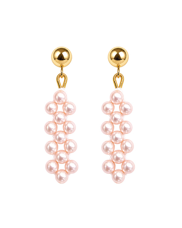 Osaka Mauve Pearl Earring