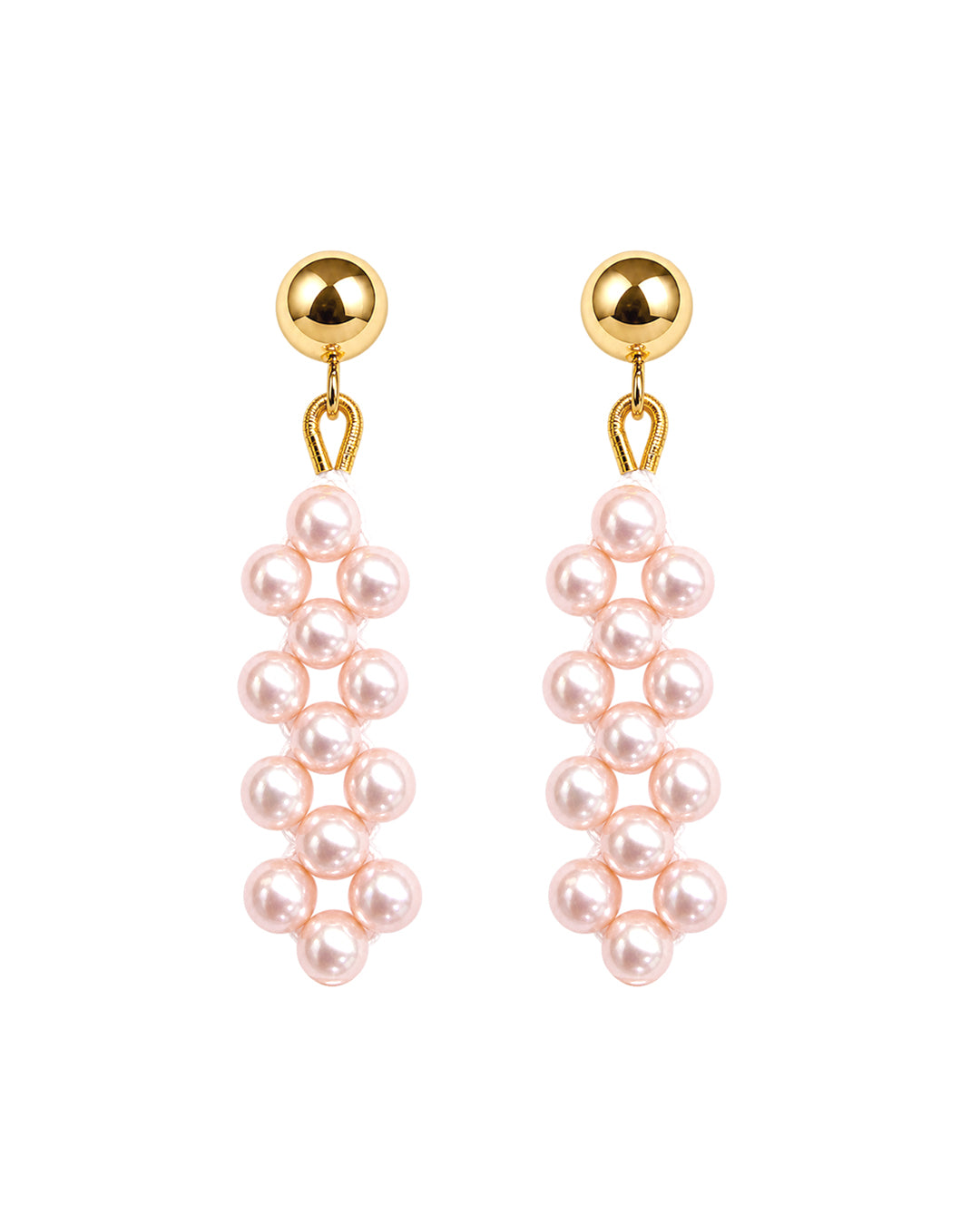 Osaka Mauve Pearl Earring