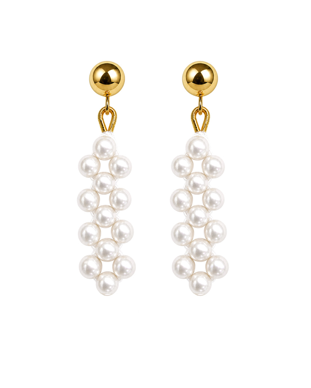 Osaka White Pearl Earring