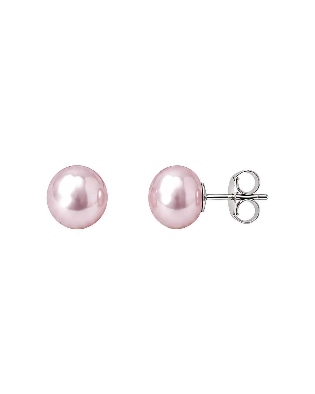 Violet Pearl Studs